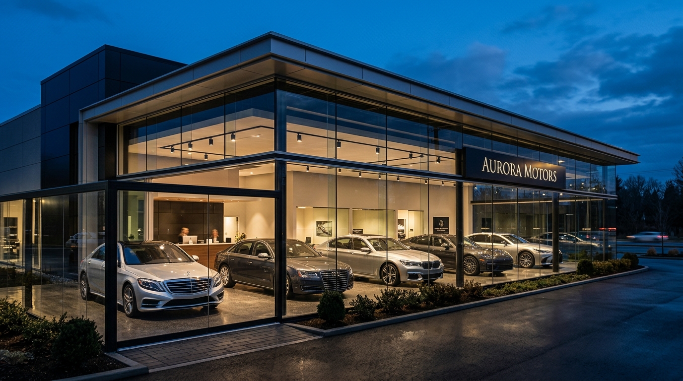 Clwyd Autos showroom